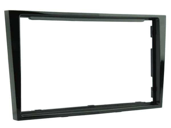 CT24VX18 Double Din Black Stereo Fascia Panel For Vauxhall Corsa D 2006-2014