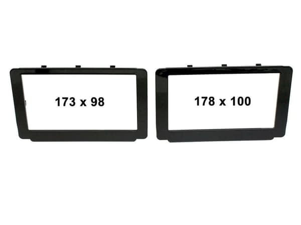 RADIO STEREO FASCIA FACIA CT23TY59 FOR TOYOTA HILUX DOUBLE DIN 2015 ONWARDS