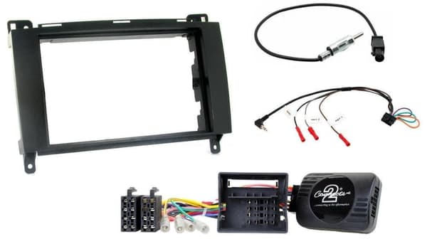 Stereo Double Din Fascia Stalk Adaptor Fitting Kit For Mercedes Vito 2006-2014