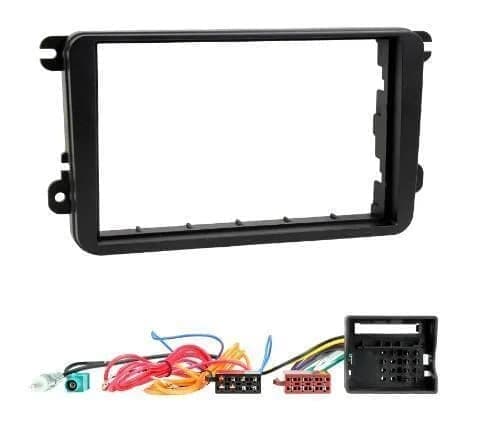 Double Din Car Stereo Fascia Panel Fitting Kit For Skoda Rapid 2012 Onwards