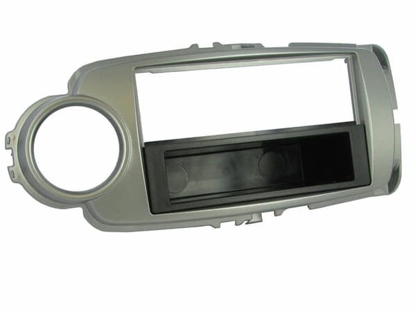 CD RADIO STEREO FASCIA FACIA SILVER CT24TY42 FOR TOYOTA YARIS 2011-2014