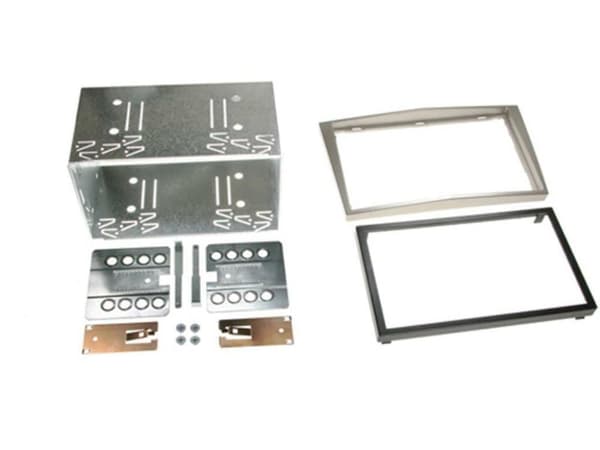 RADIO DOUBLE DIN FACIA FASCIA SATIN STONE FITTING KIT CT23VX07 FOR VAUXHALL