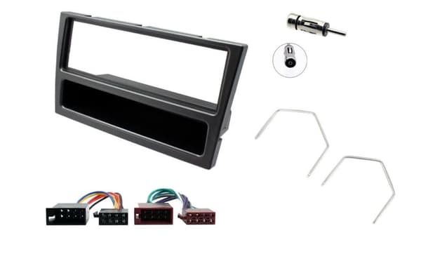 CD RADIO STEREO FACIA FASCIA FITTING KIT GUNMETAL FOR VAUXHALL CORSA C 2000-2004