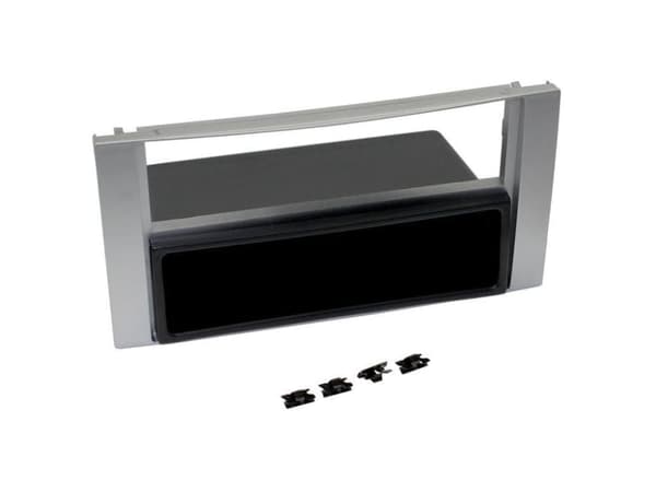 CT24FD28 STEREO SILVER FACIA FASCIA SURROUND PANEL FOR FORD FOCUS TRANSIT GALAXY