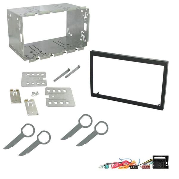 Double Din Fascia Wiring Cage Removal Keys Fitting Kit For VW Polo 9N3 2005-2009
