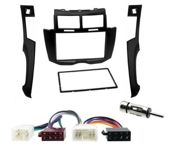 Car Stereo Double Din Dark Grey Fascia Fitting Kit CT24TY30 For Toyota Yaris