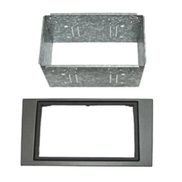 CD RADIO STEREO GUNMETAL DOUBLE DIN FASCIA FACIA DFPK-07-07-07 FOR FORD MONDEO