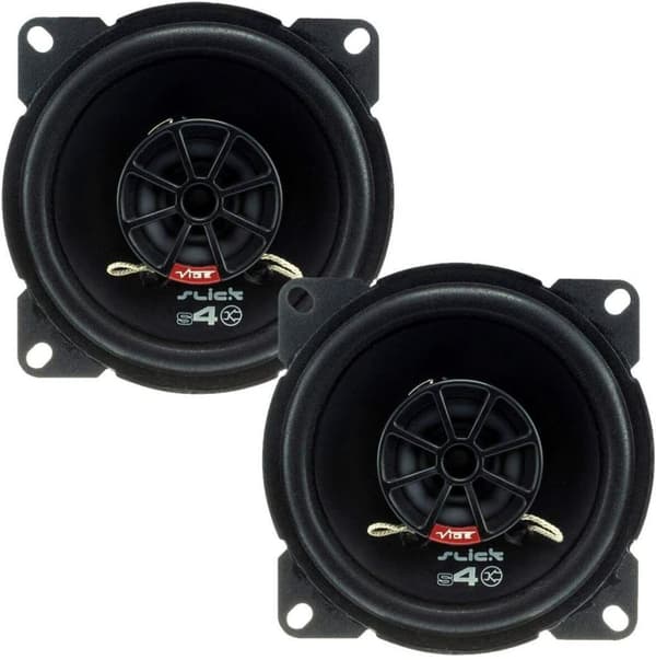 Car & Van Door 2 Way Coaxial Speakers Pair Vibe Slick 4 V5 300 Watts 4 inch 10cm