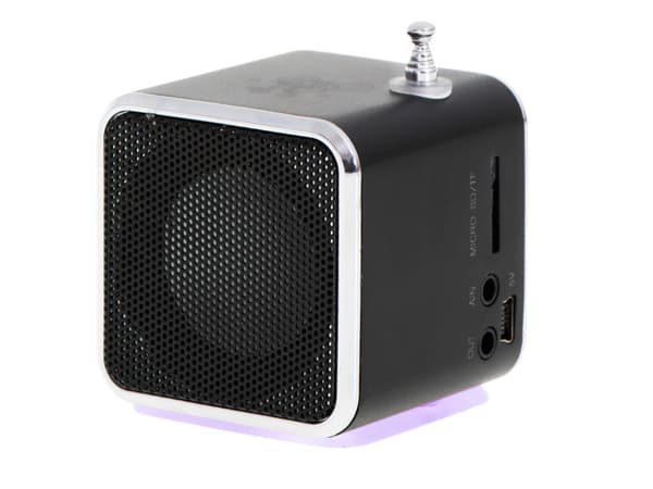 Bärbar batteriradio Bluetooth LCD-högtalare TD-V26