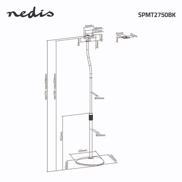 Nedis Kaiutinteline