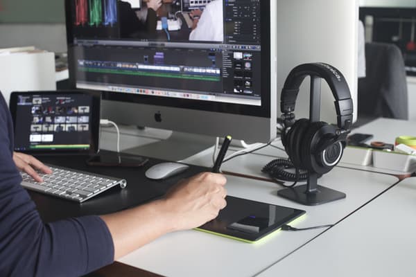 Headset stativ - sort, SERO