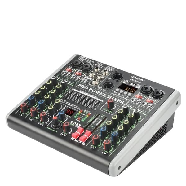 Ljudmixer, 100W inbyggd förstärkare, Bluetooth-anslutning, EU-kontakt