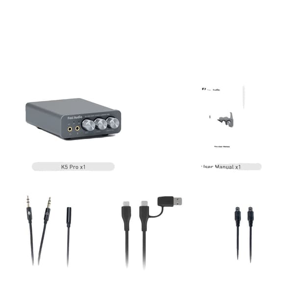 USB Gaming DAC, 24Bit/192kHz stöd, 3.5mm & RCA-utgångar,K5 PRO