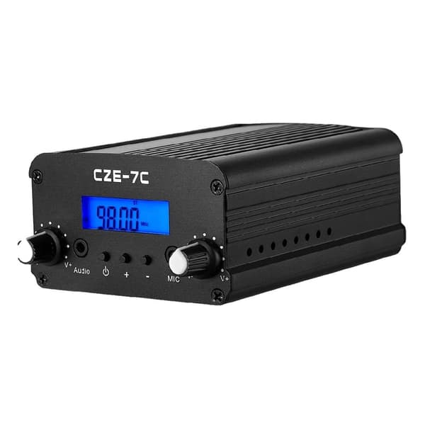 Trådløs FM-sender, 1W/7W udgang, 76-108MHz frekvensområde