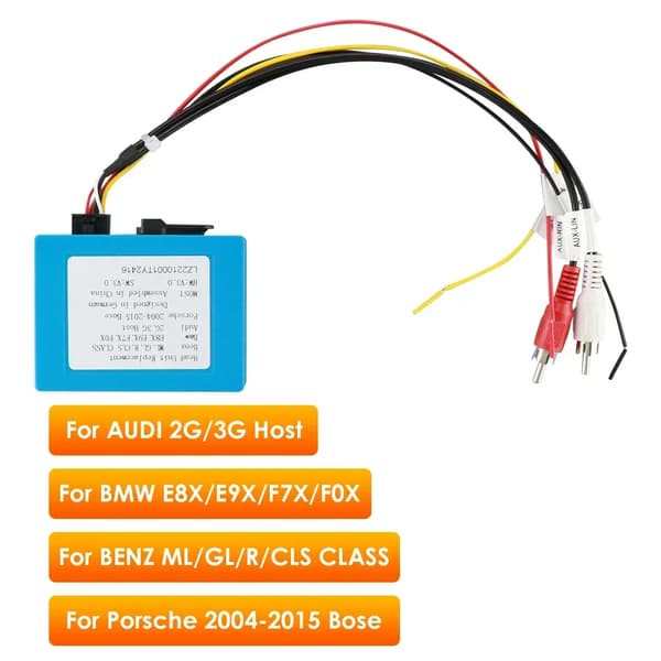 Bilmonitor optisk fiberlåda, för Benz S/CL CLASS W220, för AUDI 2G/3G värd,för ML Cayenne Bil