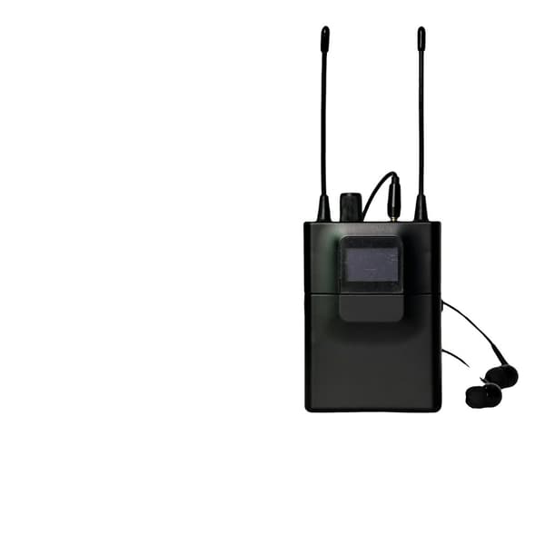 Trådløst In-Ear Overvågningssystem, 572-596 MHz Frekvensområde, 1-8 Kanalmuligheder,500MHz BodypackX1