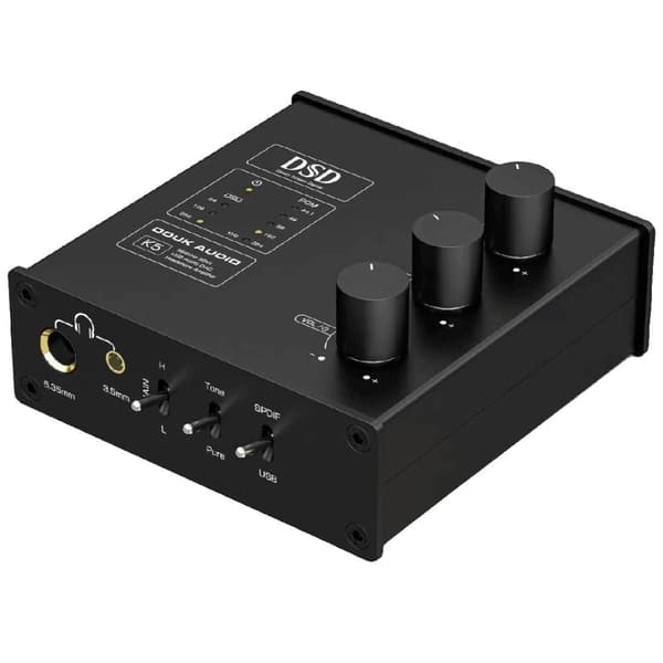 USB DAC, højtydende lydkvalitet, alsidige tilslutningsmuligheder