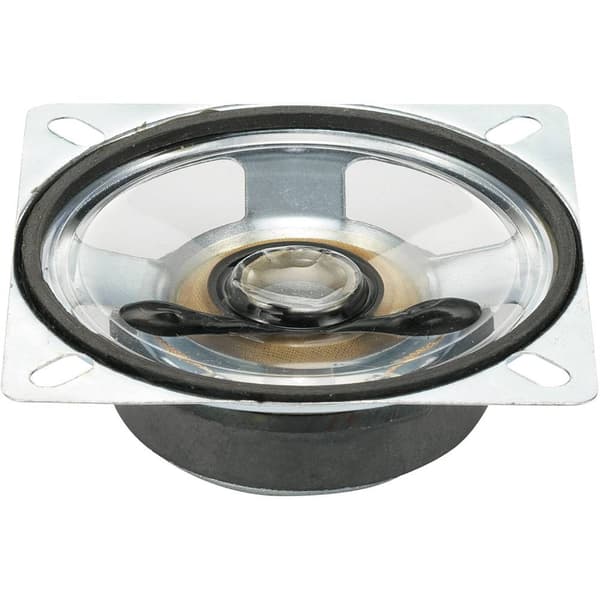 TRU COMPONENTS YD66-5-4F45M-G 6.6 cm Mini-högtalarelement 8 Ω Plastmembran, Genomskinligt membran, Fuktighetsbeständig