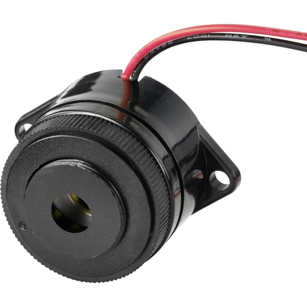 TRU COMPONENTS TC-9202120 Piezo-signalgivare Ljudutveckling: 75 dB Spänning: 12 V/DC Permanent 1 st
