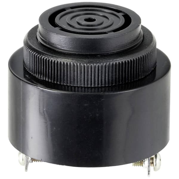 TRU COMPONENTS TC-10475808 Piezo-signalgivare Ljudutveckling: 80 dB Spänning: 12 V/DC Permanent 1 st
