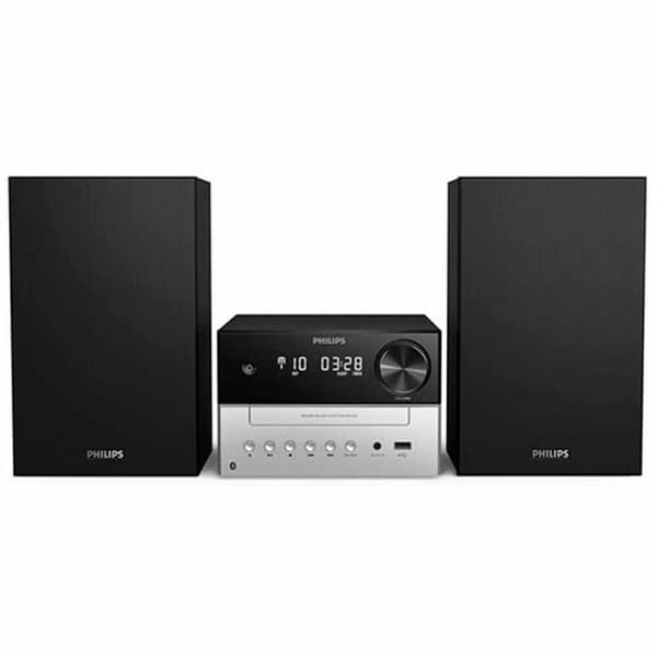 Mini Hifi Philips 18 W musta, Hopea
