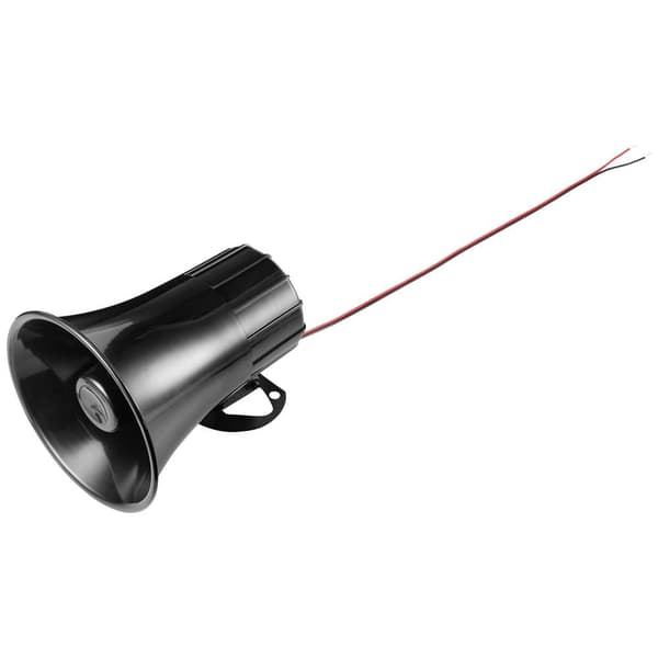 TRU COMPONENTS TC-10475812 Alarmsiren Ljudutveckling: 105 dB 15 W Spänning: 12 V/DC Sirenton 1 st