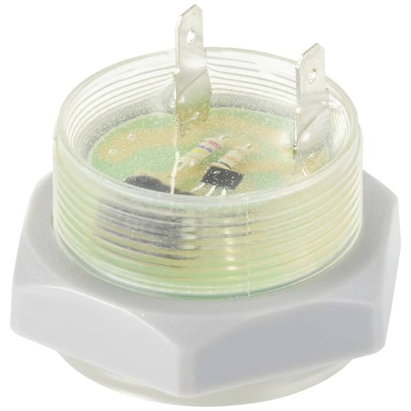 TRU COMPONENTS TC-10475832 Piezo-signalgivare Ljudutveckling: 95 dB Spänning: 12 V/DC Permanent, Blå LED 1 st