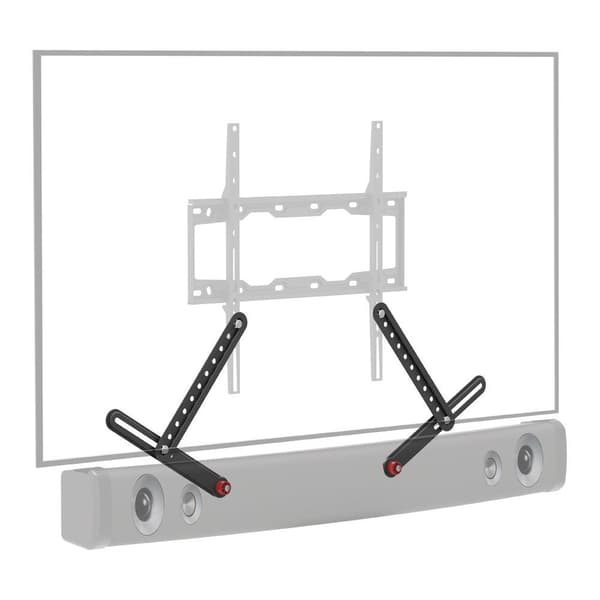 SUPORT montare soundbar, sub TV, monitor BARKAN, pt 1 TV/monitor plat, curbat, diag. max 80 inch, fix, max 6.5 Kg, "E820.B"
