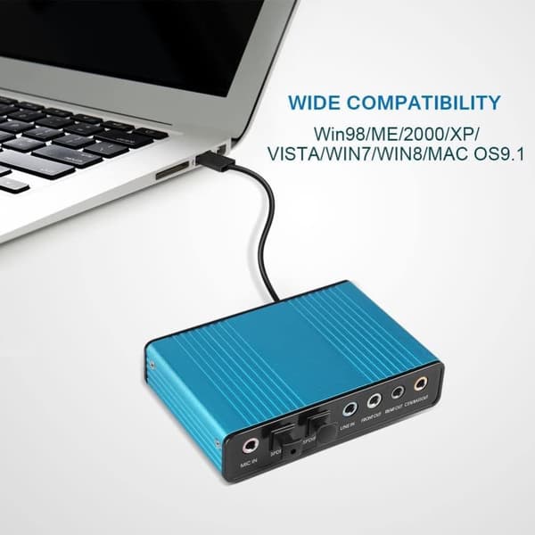 Sound card ESTILLO, USB, 5.1