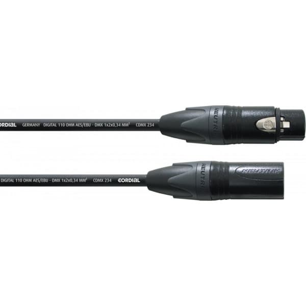 Cordial AES/EBU XLR-XLR kabel, 5 m