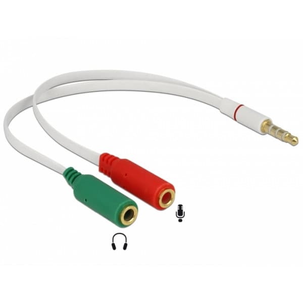 DeLOCK 4pin TRRS CTIA -hovedtelefonmikrofonadapter