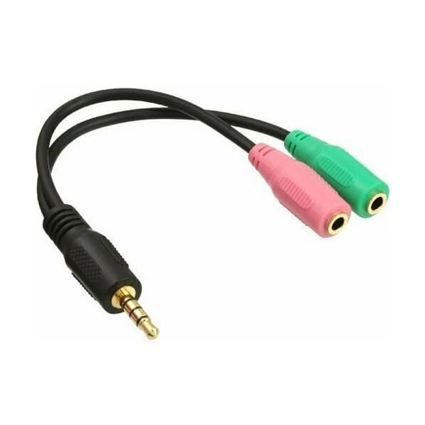 InLine 4pin TRRS CTIA -adapteri, musta