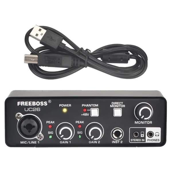 Lydkort, 24Bit lydinterface, 3 kanaler, UC26