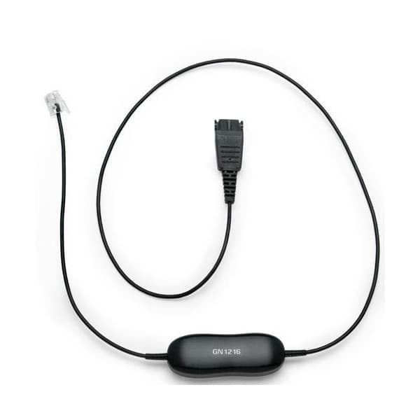 Jabra GN1216 QD RJ9-adapter, med rak kabel