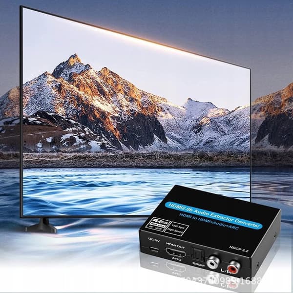 HDMI 2.0 TOSLINK EXTRACTOR ARC 5.1 HDCP CONVERTER