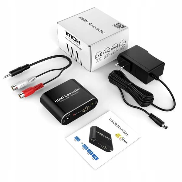 HDMI till HDMI+ljud ARC Adapter Converter Extractor