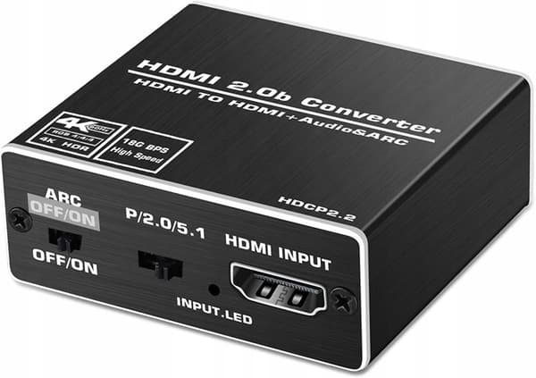 HDMI 2.0 TOSLINK EXTRACTOR ARC 5.1 HDCP CONVERTER