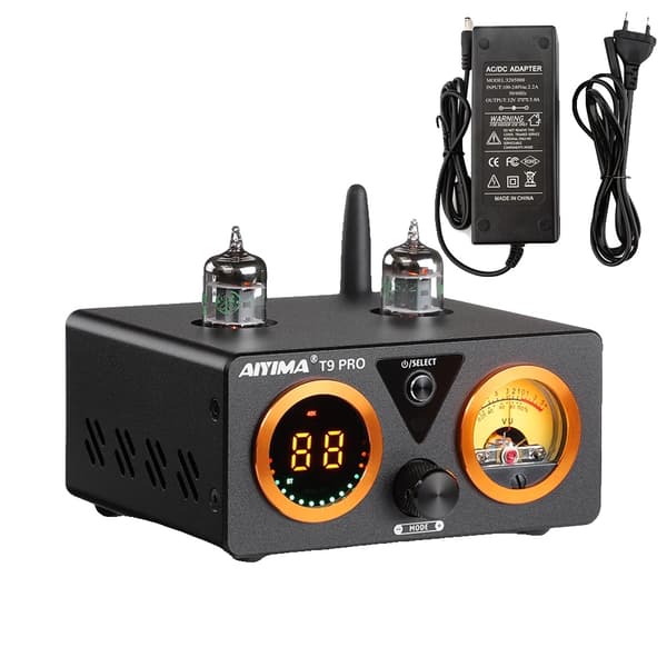 Vakuumiputkivahvistin, 100W lähtöteho, Bluetooth 5.1 -yhteys,T9 Pro 32V EU