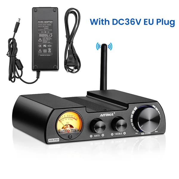 Digital forstærker, 300W udgangseffekt, Bluetooth 5.0 forbindelse,med 36V EU-stik