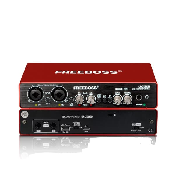 Extern ljudgränssnitt, 24bit 192kHz, Loopback-funktion, Direkt övervakning