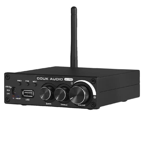 Effektförstärkare, 160W utgång, Bluetooth 5.0-anslutning