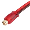 Miniatyrbillede 7 af 11: 4 stk bil rca 1 kvinde 2 han adapter y splitter højttaler lydkabel 20 cm lang til enhed med 3,5 mm jackstik