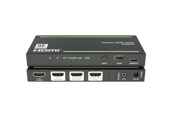 NÖRDIC 8K HDMI 2.1 eARC/ARC-Extractor Soundbarille ja vahvistimelle