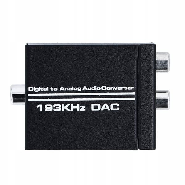 TOSLINK COAXIAL TILL 2x RCA CINCH OPTISK KONVERTERARE