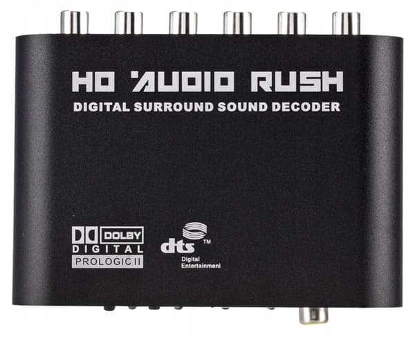 Dekooderi OPTICAL TOSLINK SPDIF 5.1 ANALOG AC3/DTS