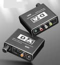 Miniatyrbillede 5 af 10: KONVERTER FORSTÆRKER TOSLINK COAXIAL 2x CINCH DAC