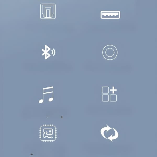 BLUETOOTH SÄNDARE 5.0 LJUDOMVÄNDARE DAC 5.1 BT MOTTAGARE CINCH AUX USB