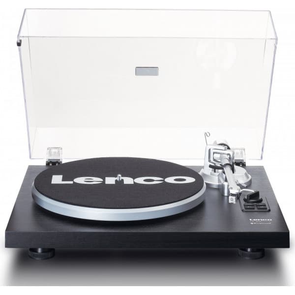 Lenco LS-500BK -vinylspelare med inbyggd förstärkare och högtalare, svart