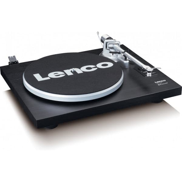 Lenco LS-500BK -vinylspelare med inbyggd förstärkare och högtalare, svart