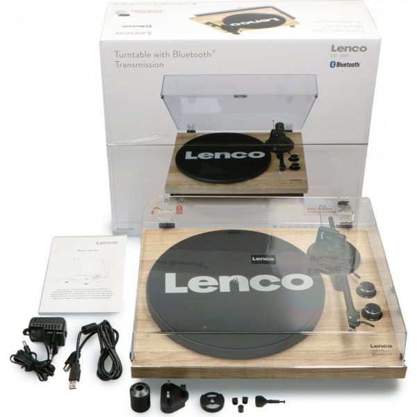 Lenco LBT-188 -vinyylilevysoitin, mänty